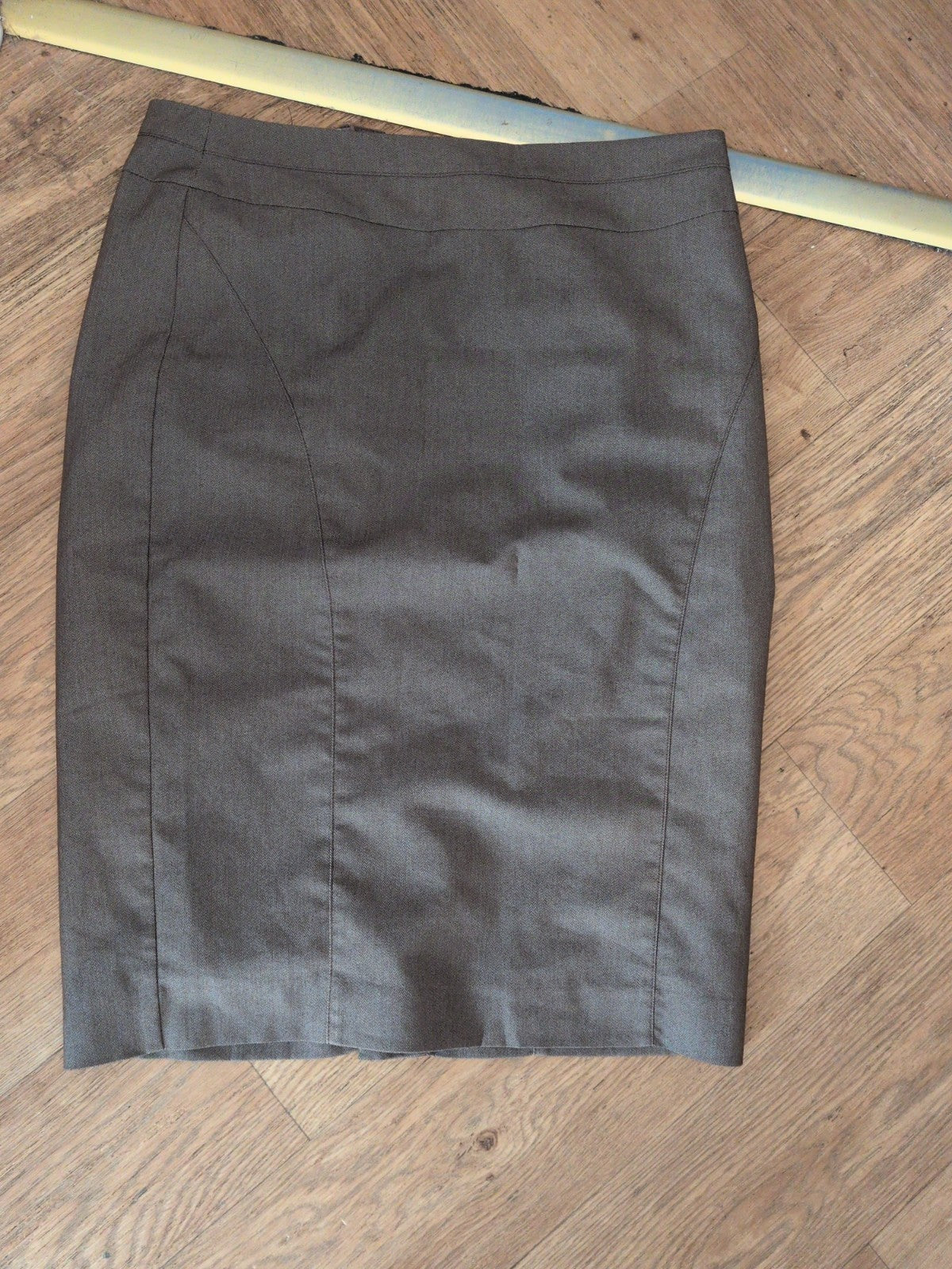 Next 12 Brown Lined Below Knee Skirt