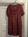 Ladies Asos Size 12 Purple Short Sleeved Dress