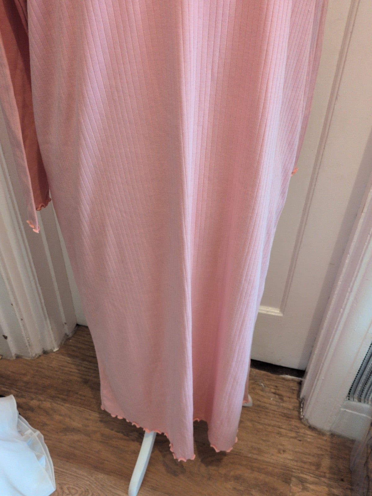 Damart Medium Pink Long Sleeve Nighty Dress