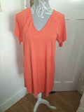 Ladies George 14 Orange Short Sleeve Blouse