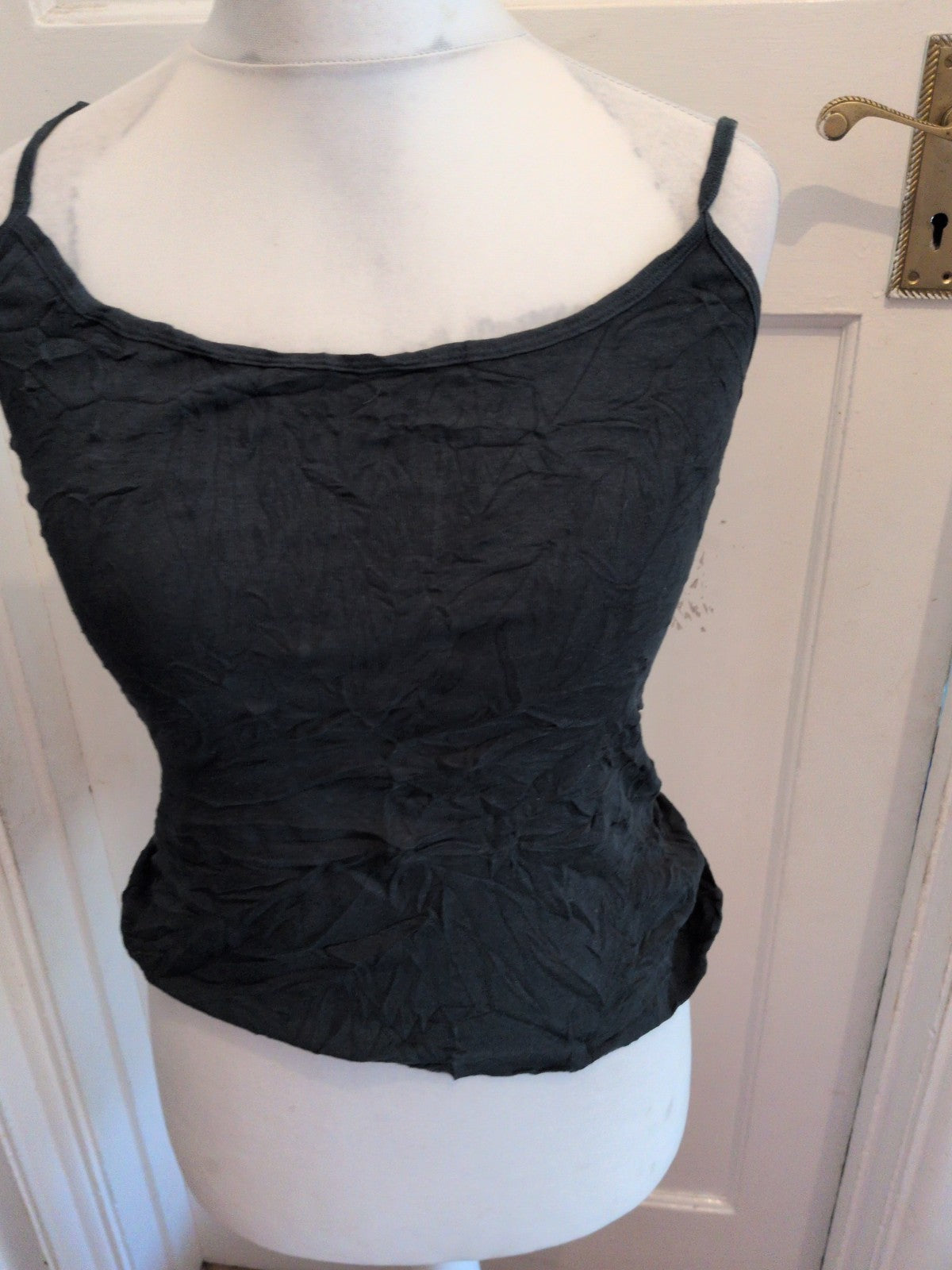 New Look M Dark Green Cami T-shirt Sleeveless