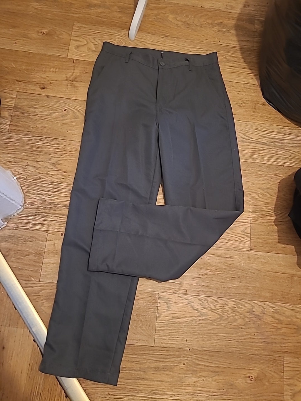Mens Dunlop Size 30" Short Leg Metallic Grey Trousers