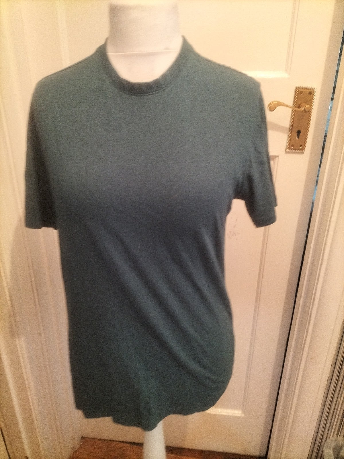 Mens Teal Small Primark Short Sleeved Tshirt
