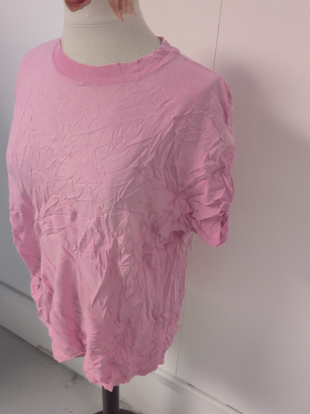 Ladies Casual Club Size 12 Pink Short Sleeve T-shirt