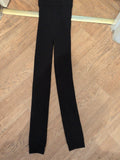 Primark L/XL Black Fur Lined Thermal Leggings