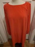 Ladies Primark Size 18 Pink Lined Long Sleeved Dress