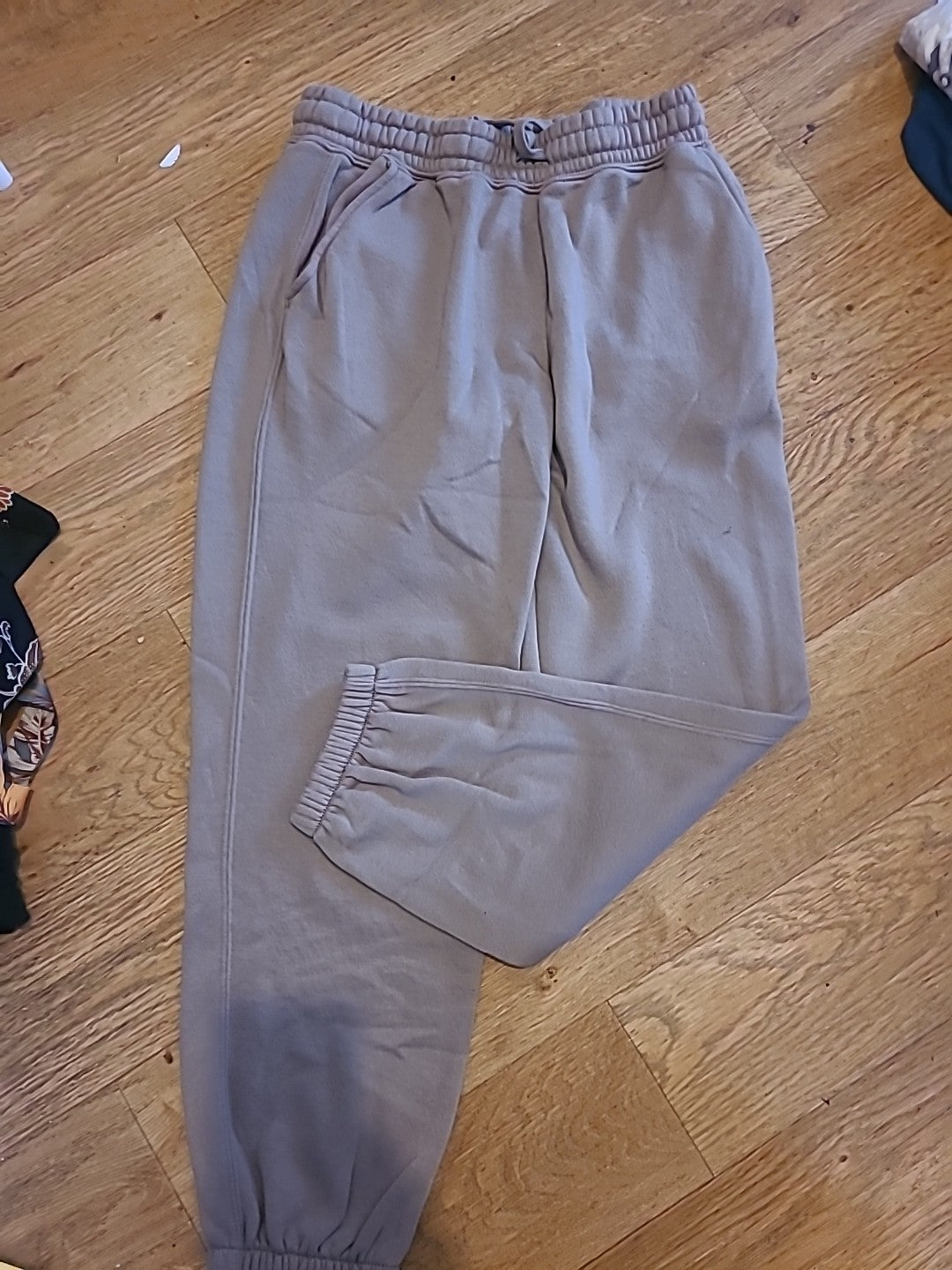 Ladies Primark Size Small Brown Elasticated Joggers