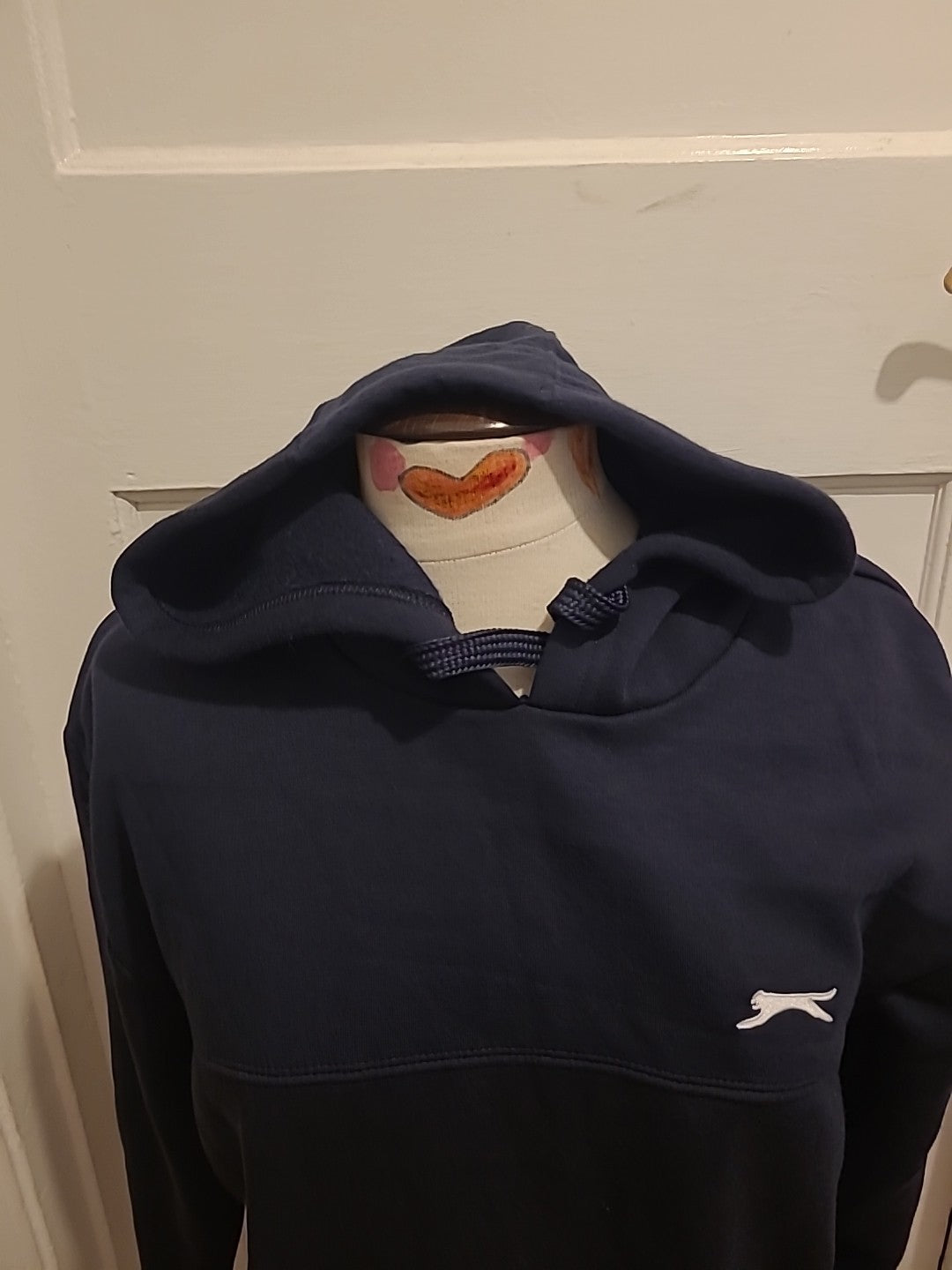Mens Slazenger Size Small Navy Long Sleeved Hoodie