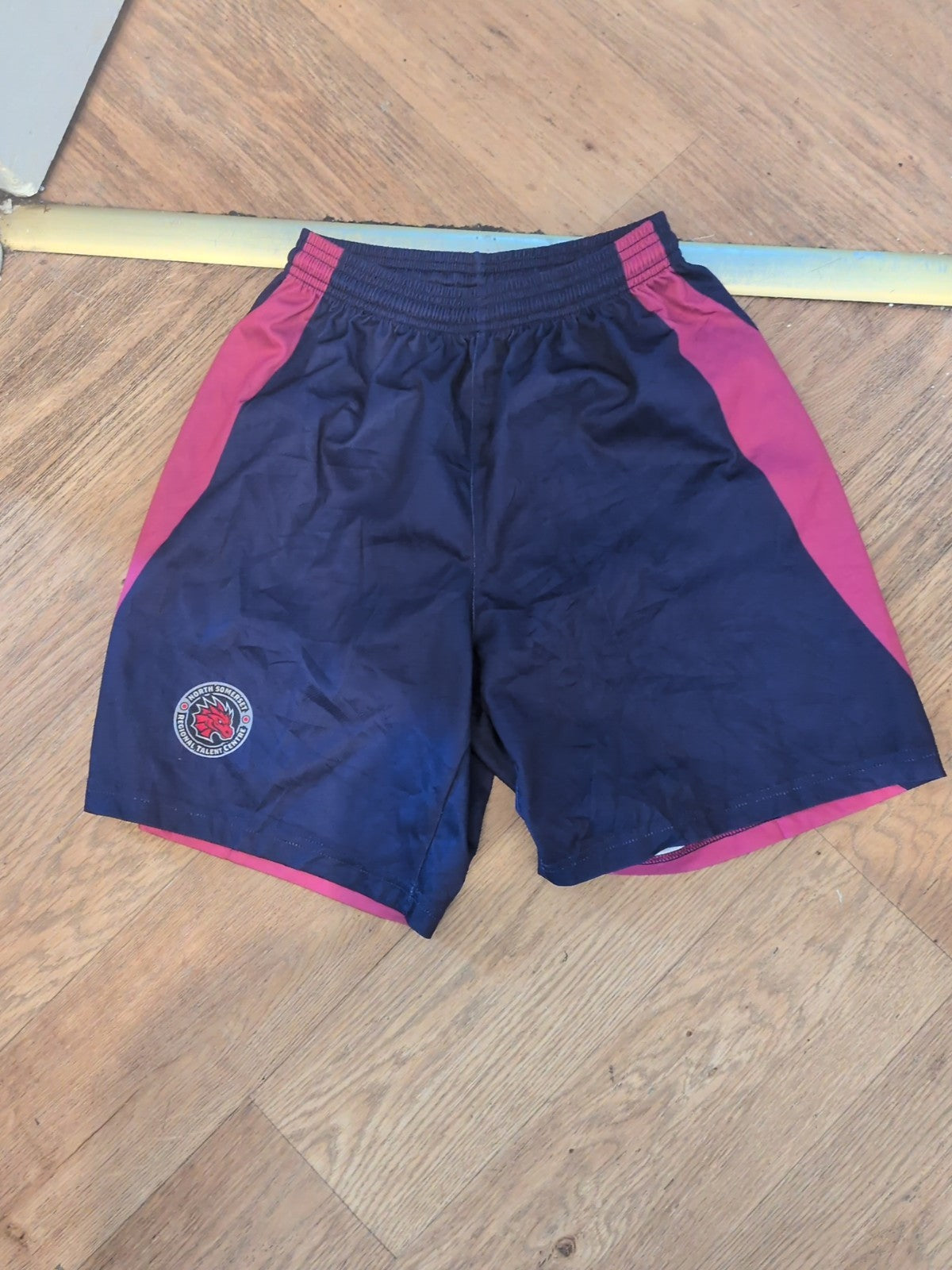 Small Purple And Pink Elasticated North Somerset Shorts