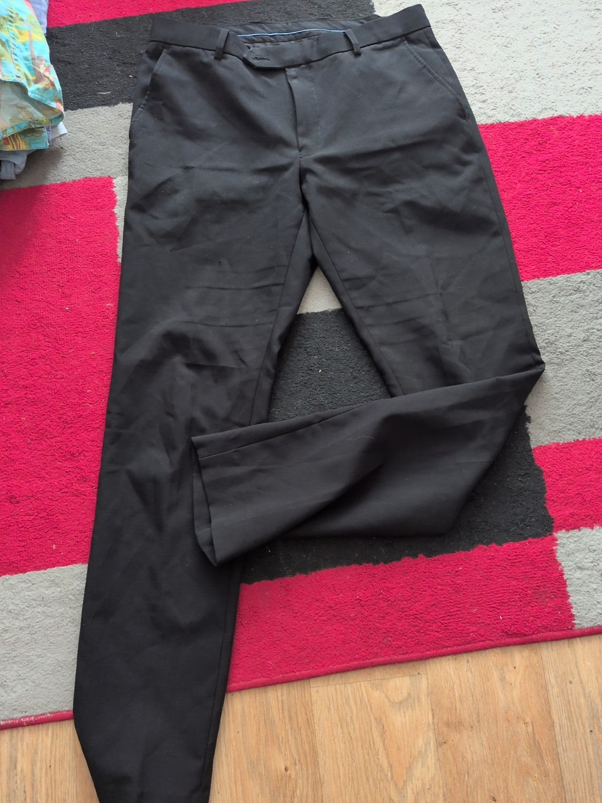 Next 32/33 Black Smartwear Trousers