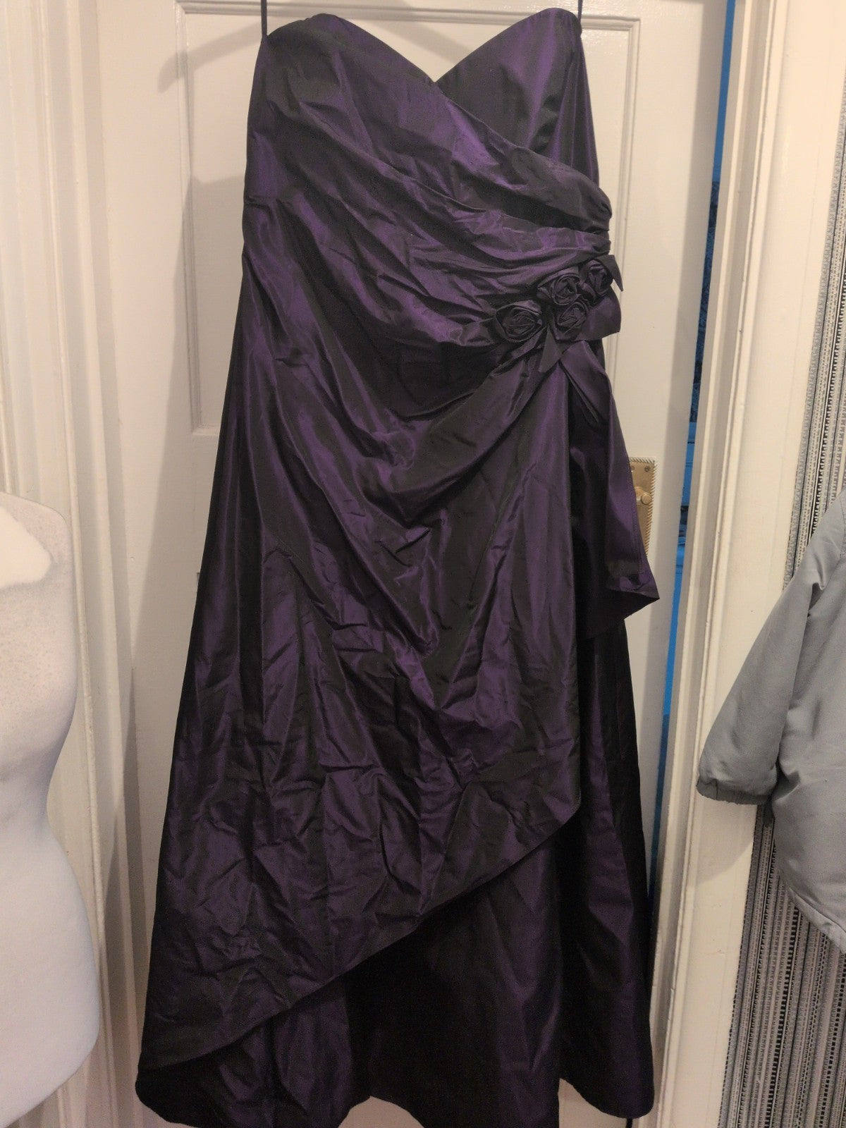 Debut 18 Deep Purple Sleeveless Strapless Long Length Dress
