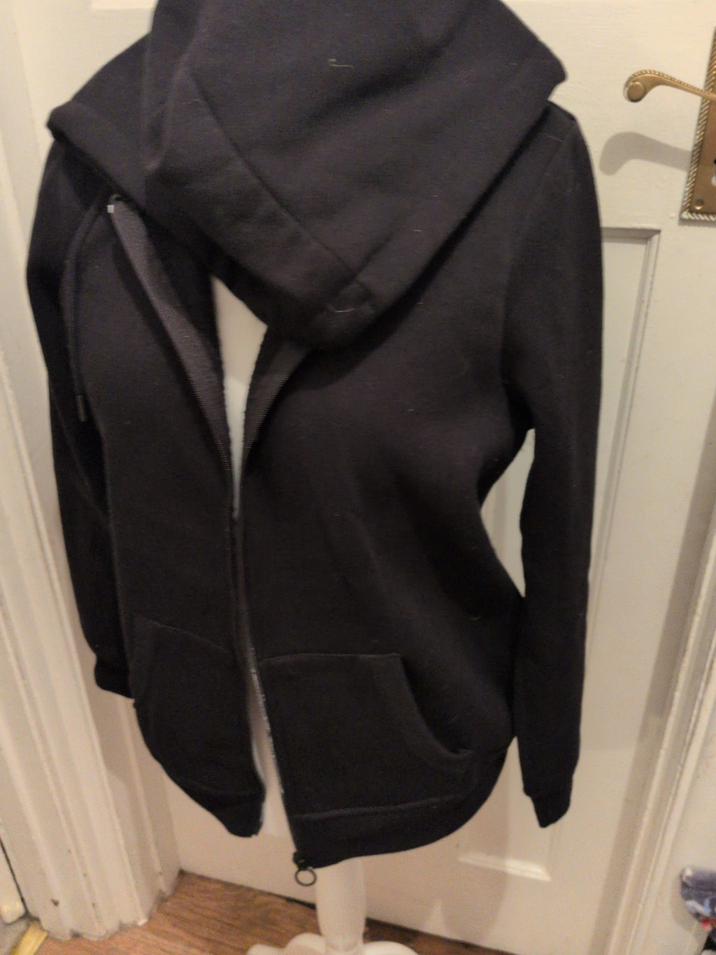 Primark Large Black Full Zip Hoodie