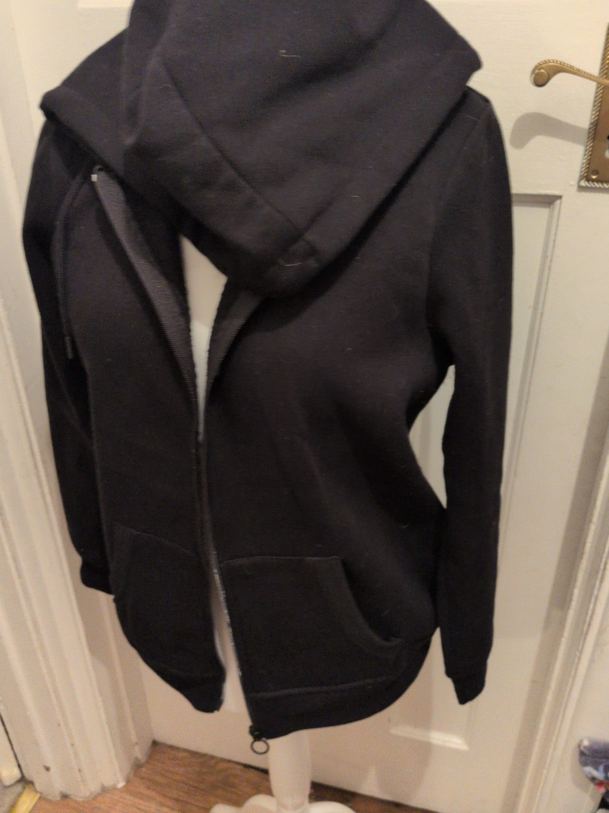 Primark Large Black Full Zip Hoodie