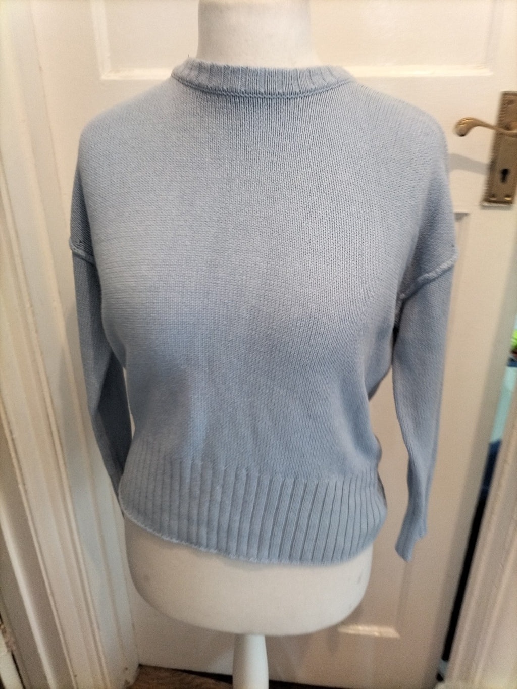 George 8-10 Blue Rib Pullover Jumper