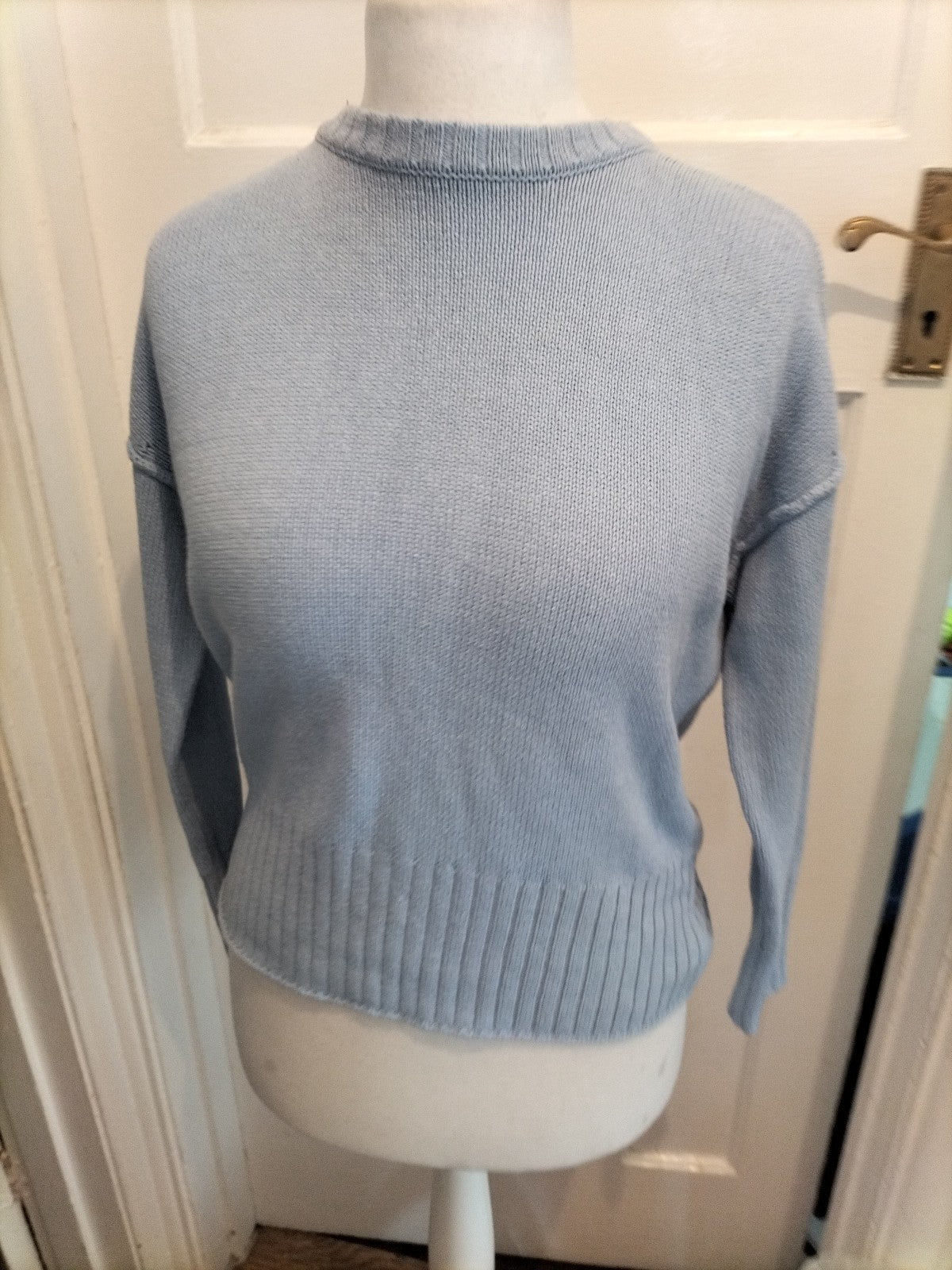 George 8-10 Blue Rib Pullover Jumper