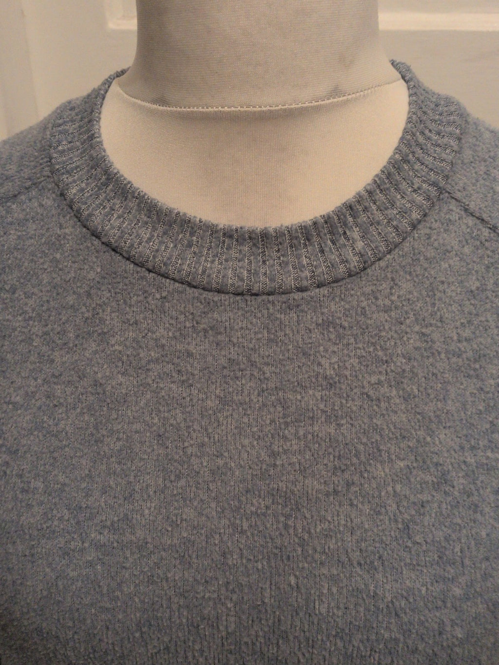 Ladies Tu Size 14 Blue Flecked Long Sleeve Pullover Jumper