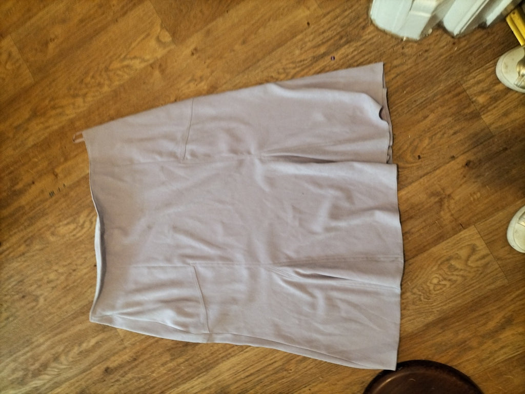 Ladies Bonmarche Size 18 Pale Lilac Long Flare Skirt