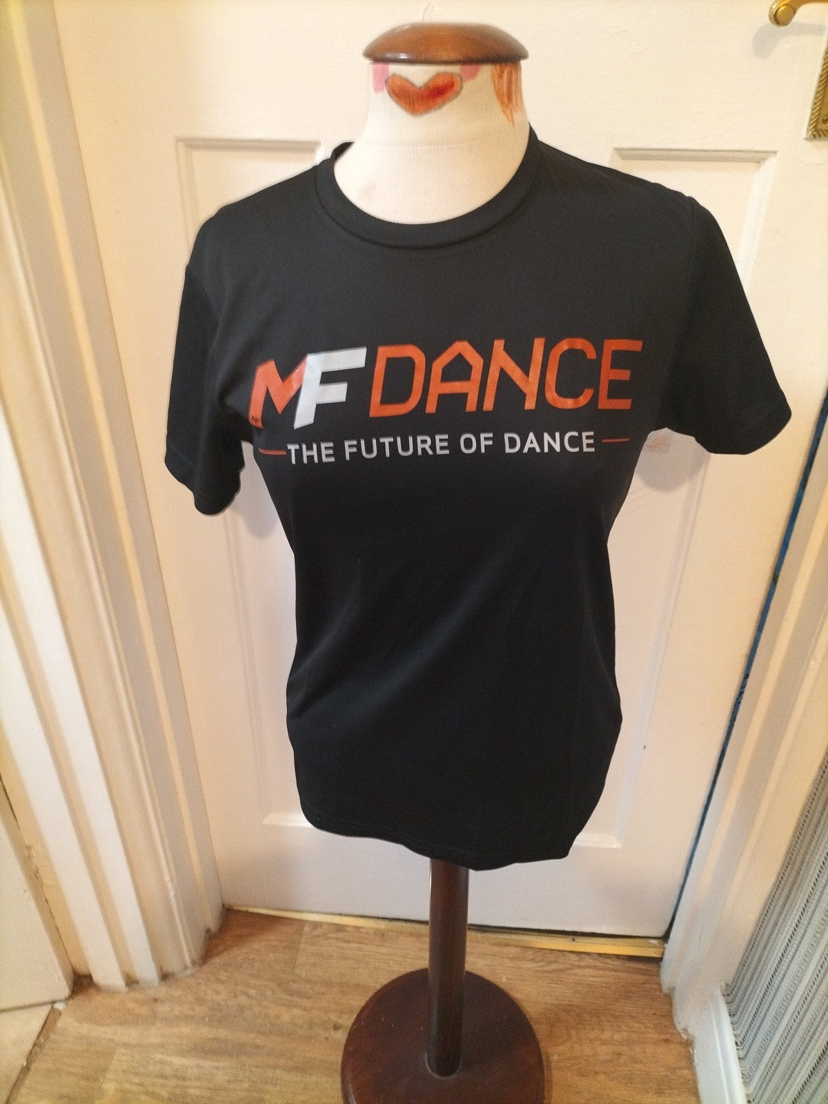 Ladies Just Dance Size Small Black Dancing T-shirt