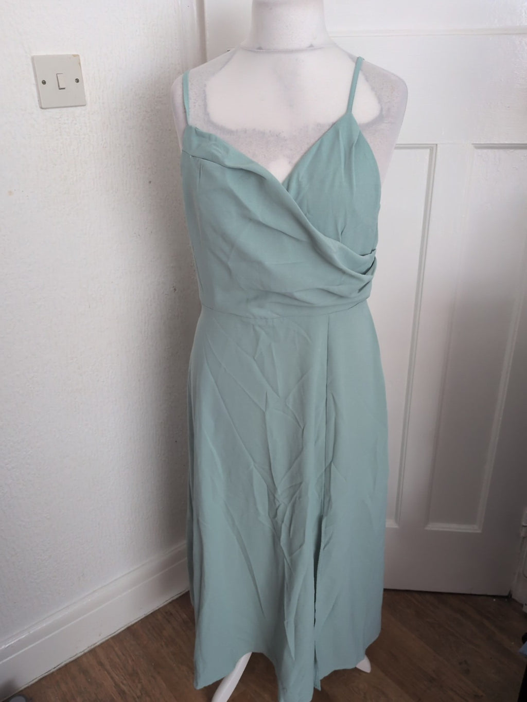 Niay XL Pale Turquoise Long Length Sleeveless Dress