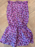Next 6 Purple Pattern Sleeveless Strapless Dress