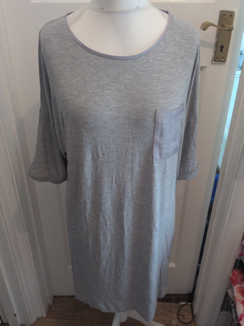 M&S Body Large Grey Short Sleeve Nightwear
