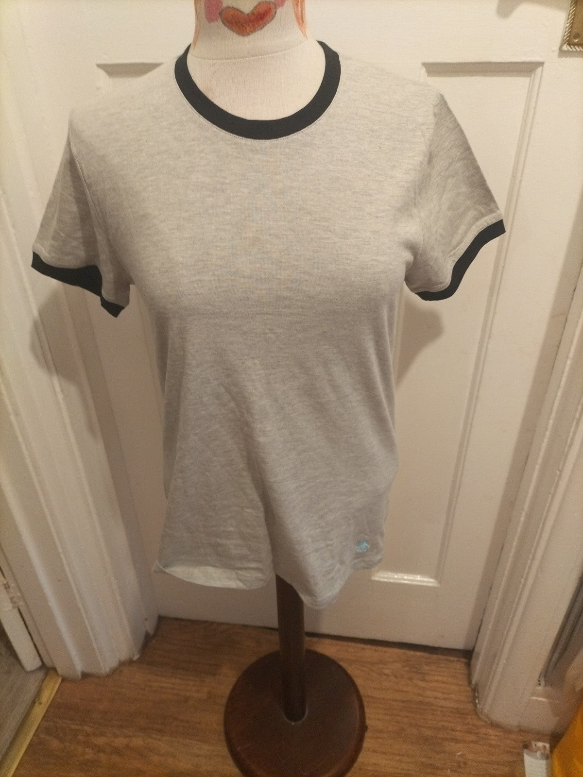 Mens Penguin Size Small Grey Short Sleeved Pyjama Top