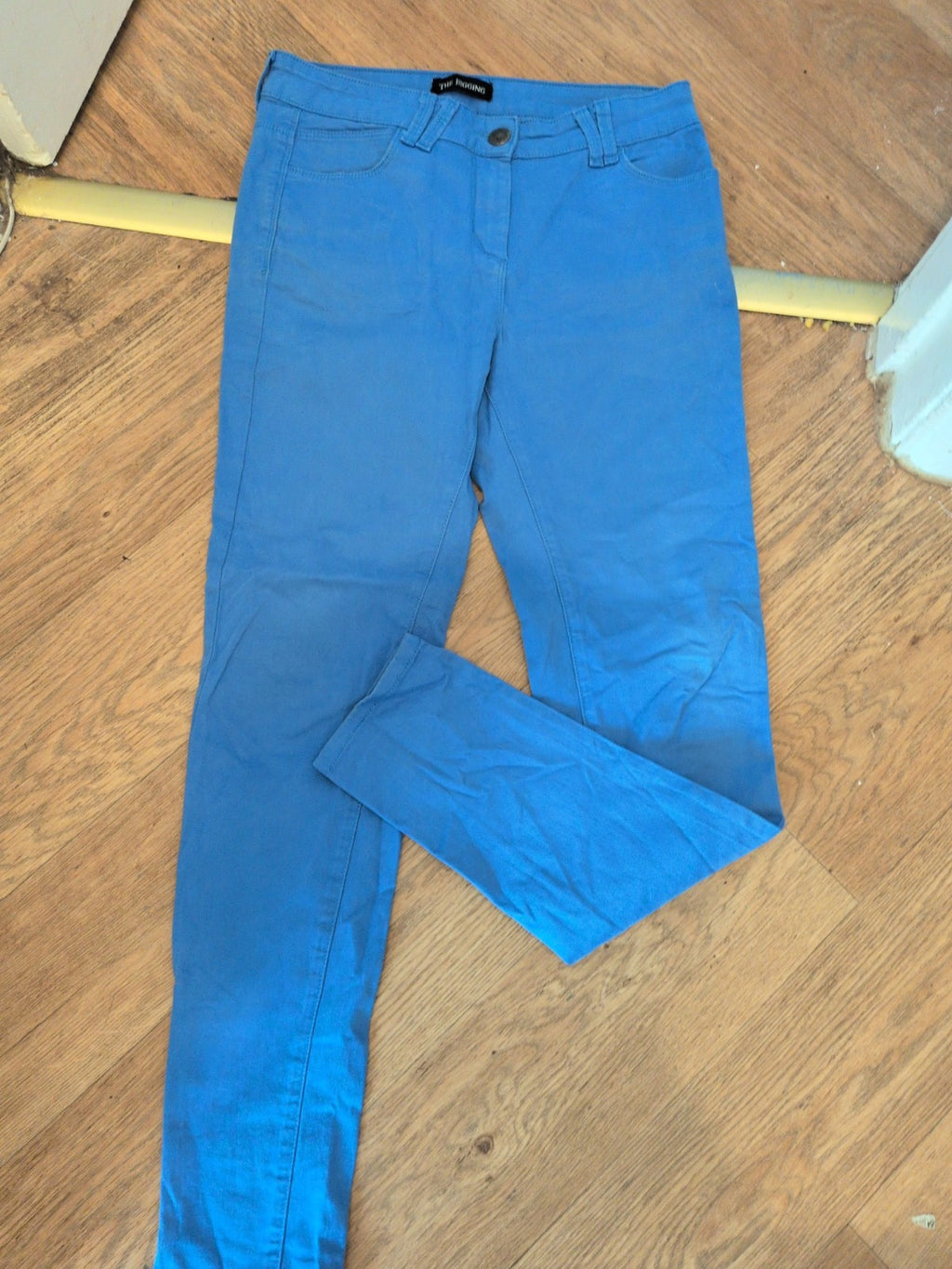 Ladies Marks And Spencer 10 Med Cornflour Blue Jegging