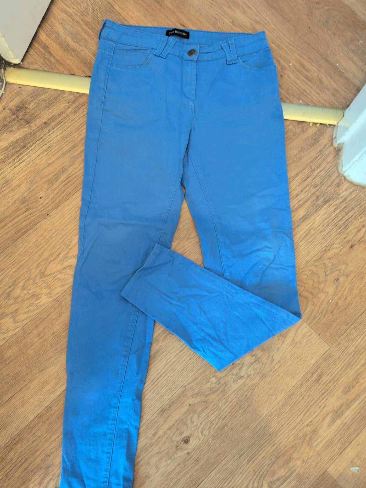 Ladies Marks And Spencer 10 Med Cornflour Blue Jegging