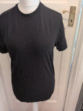 Primark Slim Fit Medium Black With Stretch Short Sleeve T-shirt
