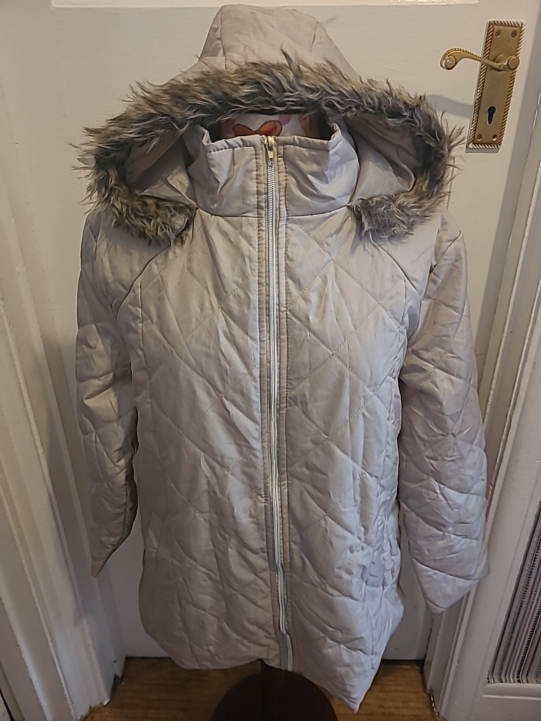 Ladies Anne De Lançay Size Medium Beige Coat