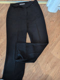 Next 12L Black With Brown Pinstripe Smart Trousers