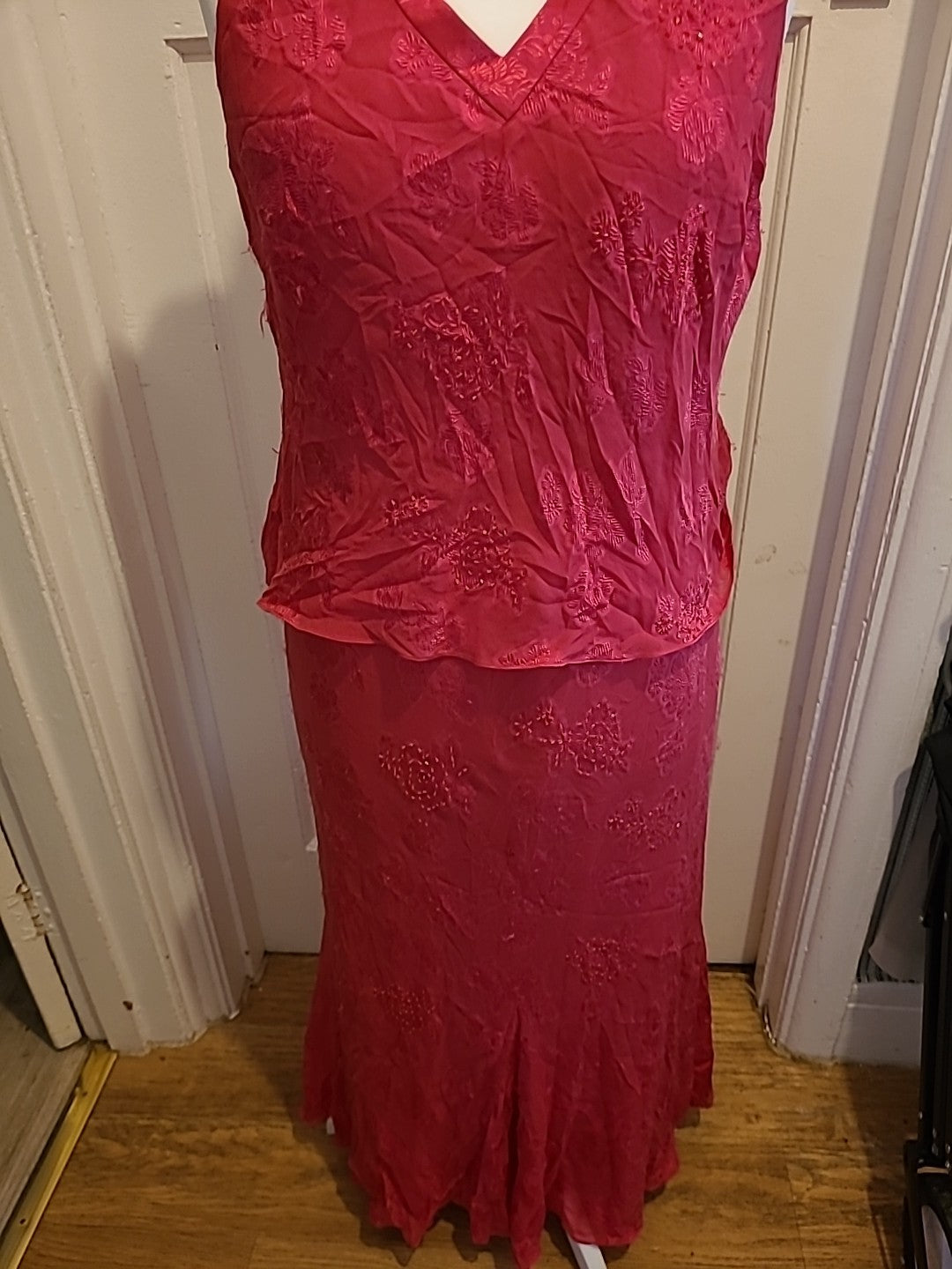 Ladies CC Size 16 Pink Lined Sleeveless Nighty