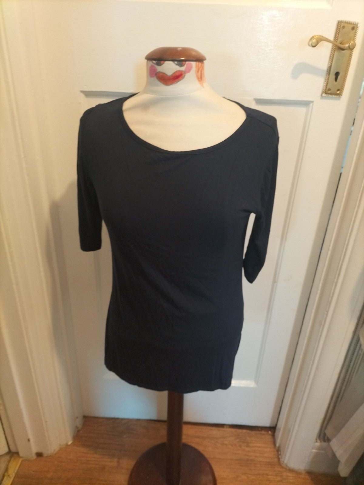 Ladies First Avenue Size 10 Dark Navy Short Sleeved Tshirt