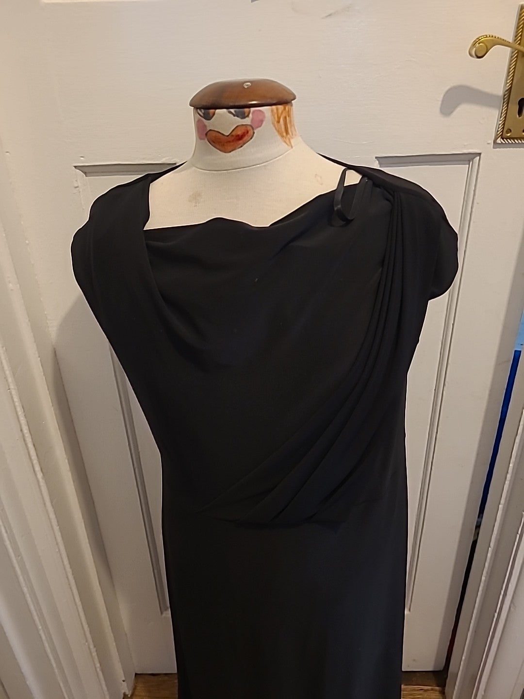 Ladies CC Size XL Black Sleeveless Scoop Neck Dress