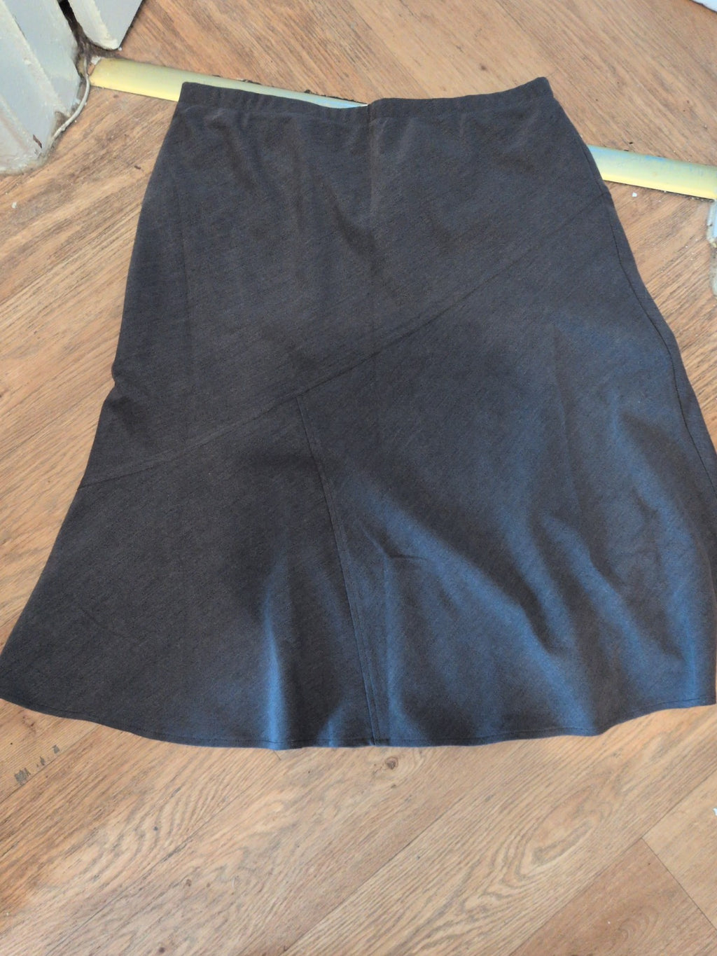 Afibel 16 Grey Lined Flare Skirt