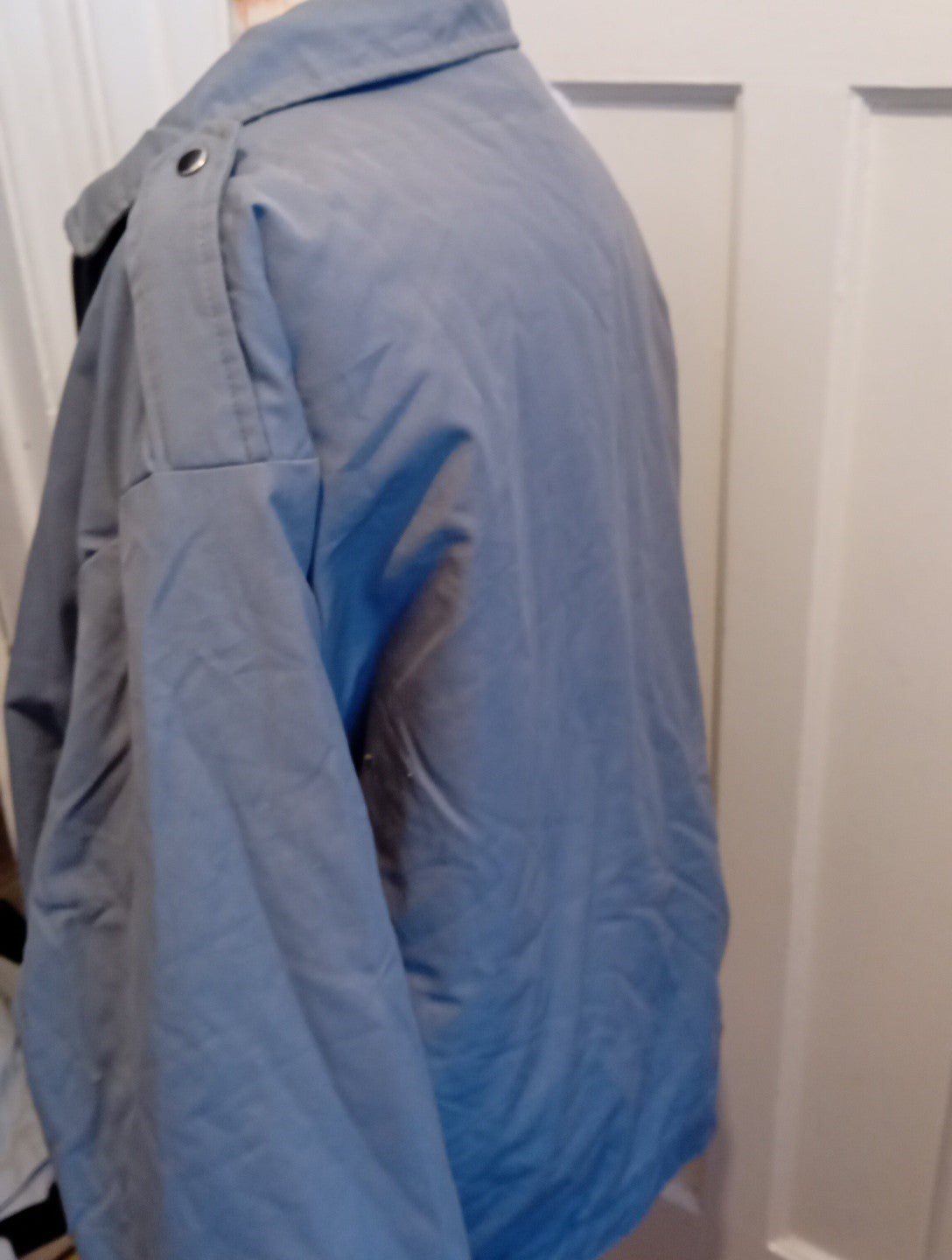 Mens Casual Wear Size Medium Grey Padded Lined Coat