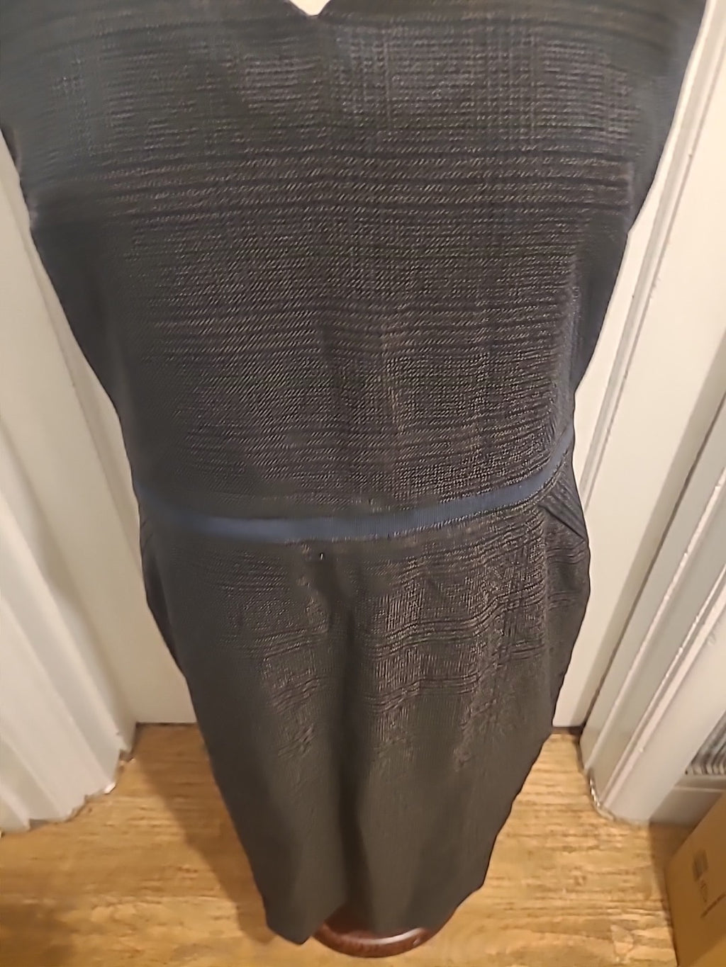 Ladies Tu Size 14 Grey/Brown/Navy Check Sleeveless Dress