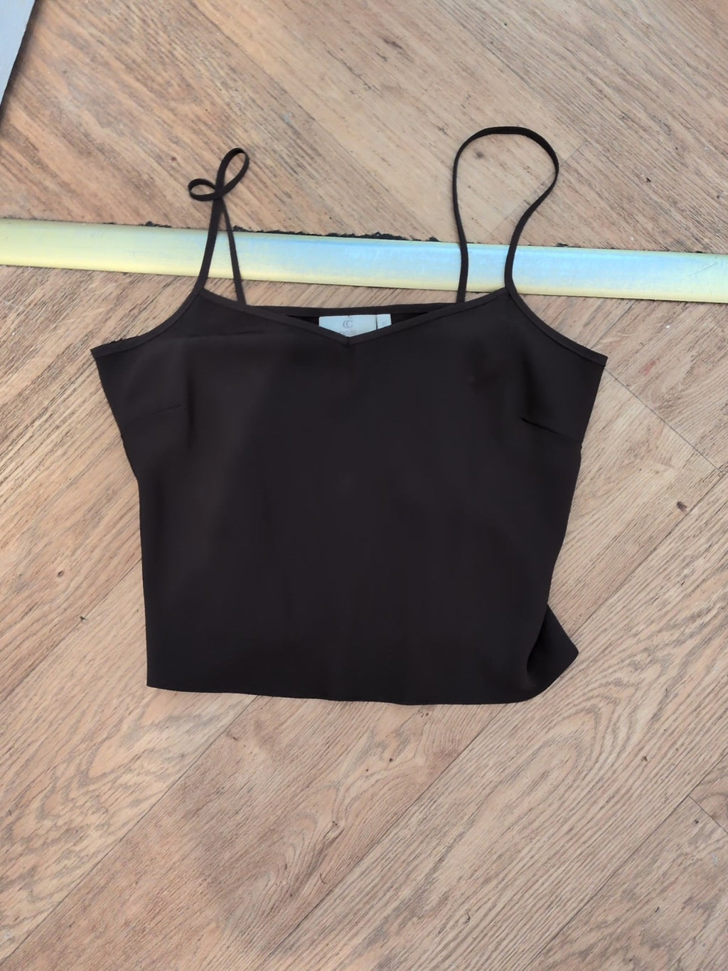 CC 10 Petite Brown Sleeveless Cami