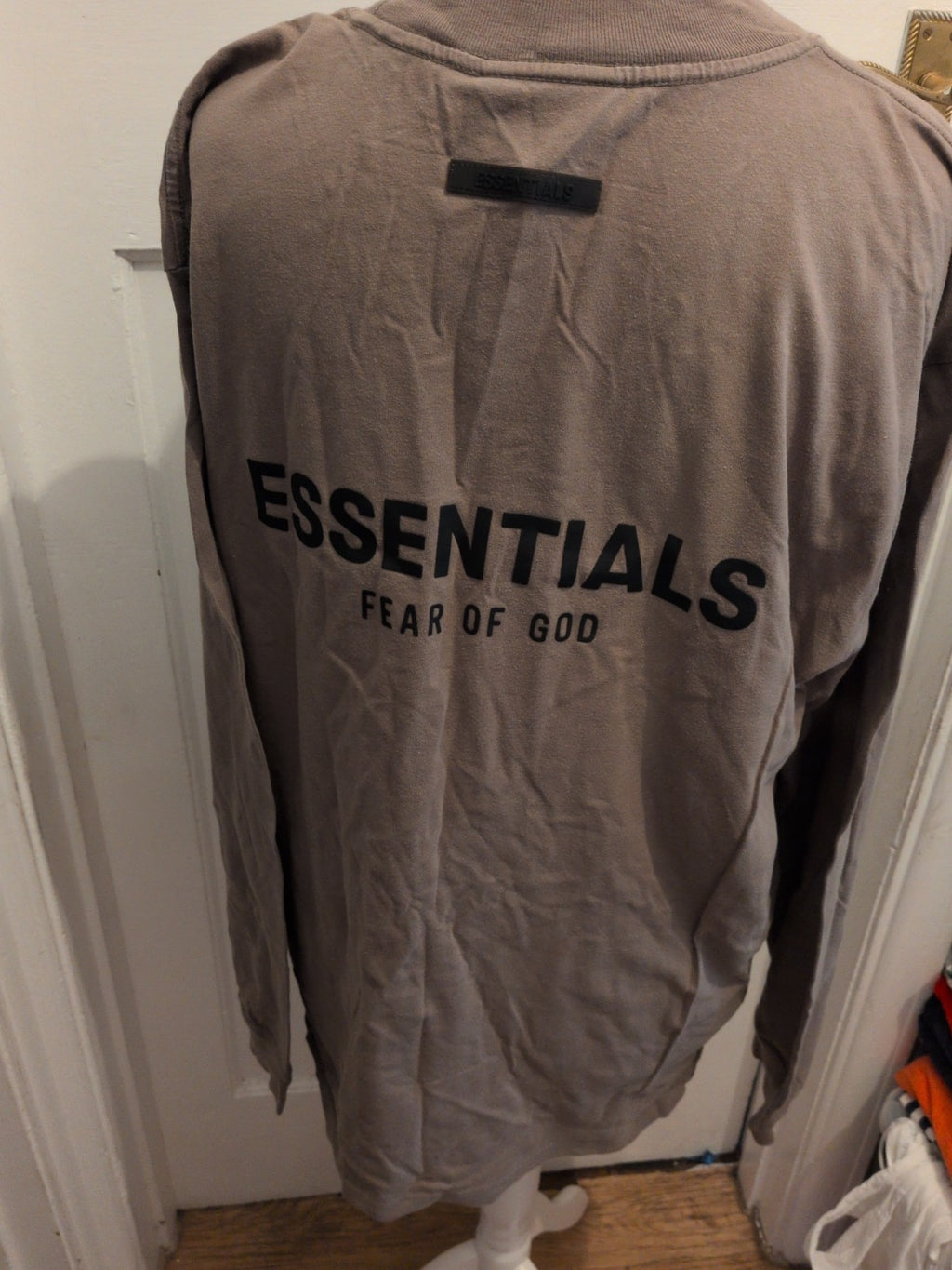 Essentials  Fear Of God XL Greyish Green Long Sleeve Pullover Jumper
