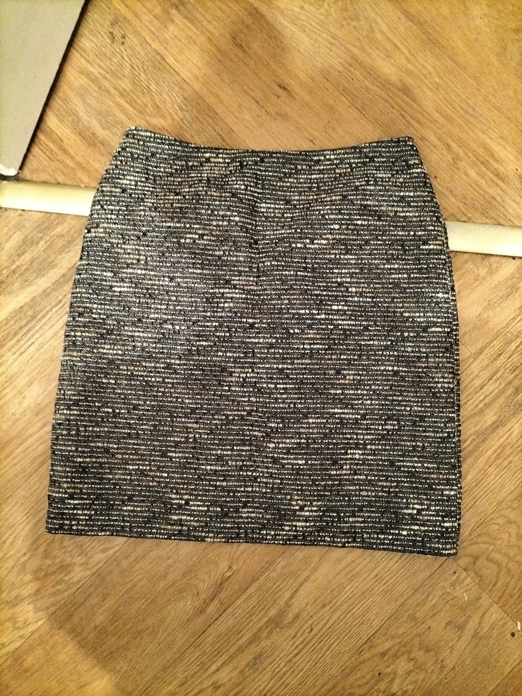 Ladies M&S Woman Size 10 Length 21 Inch Grey Fleck Lined Skirt