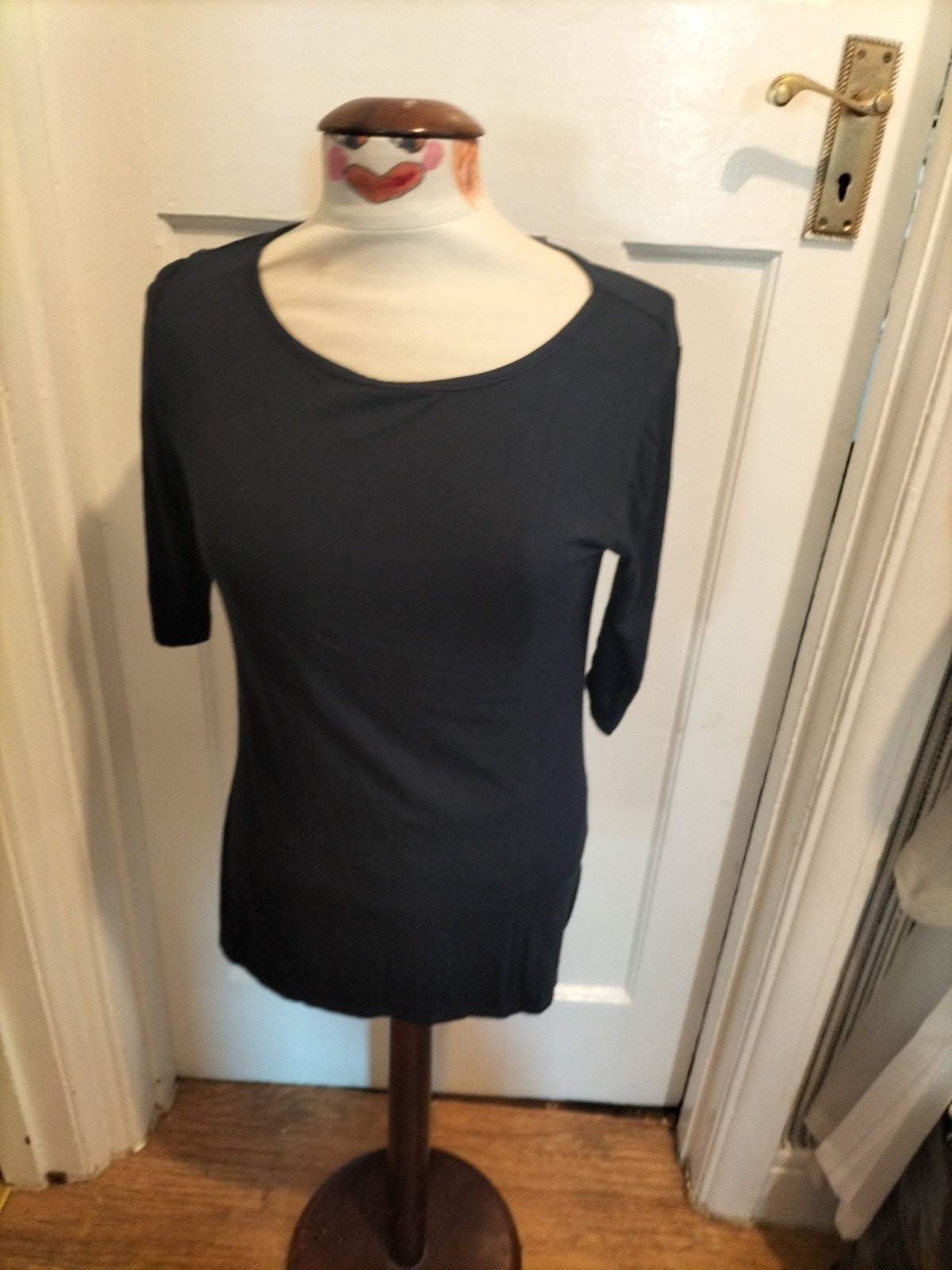 Ladies First Avenue Size 10 Dark Navy Short Sleeved Tshirt