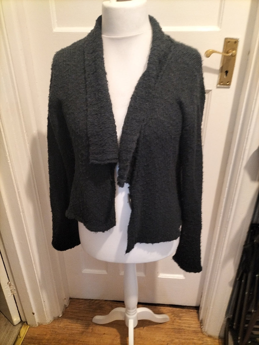 Ladies Genghis Khan Size 2 Black Cardigan