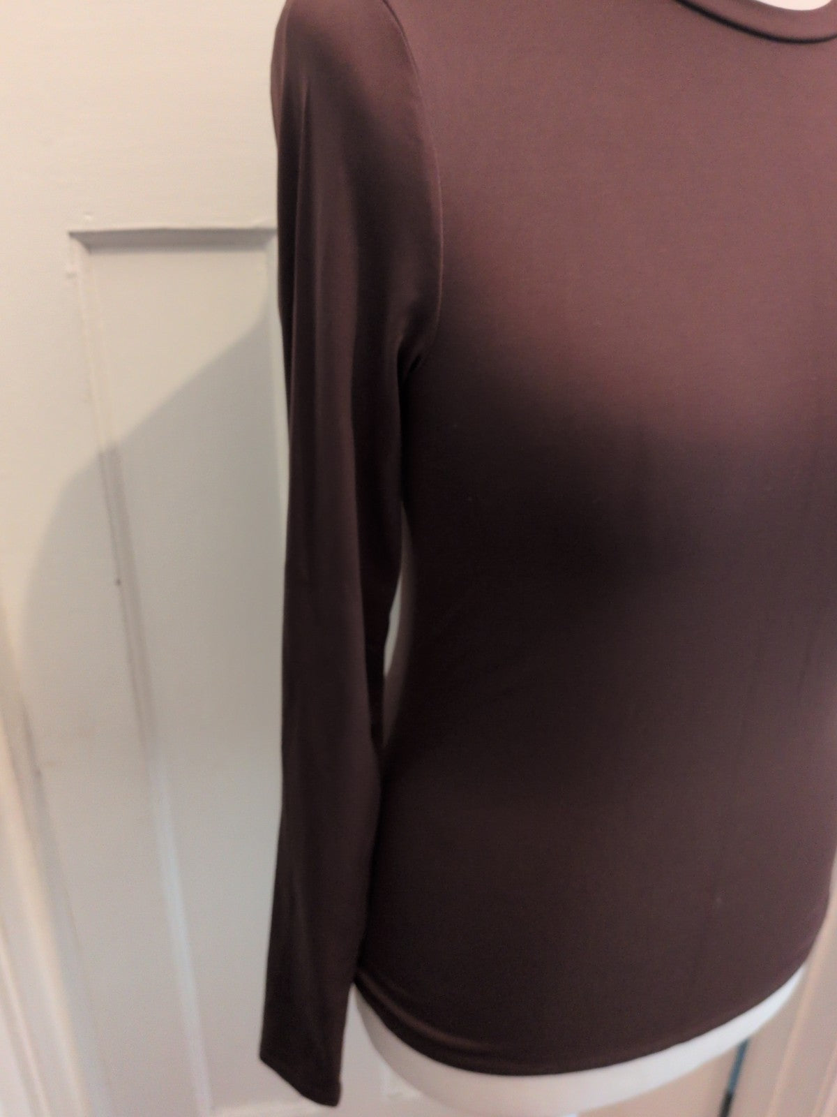 Primark Medium Brown Long Sleeve With Thumb Hole T-shirt