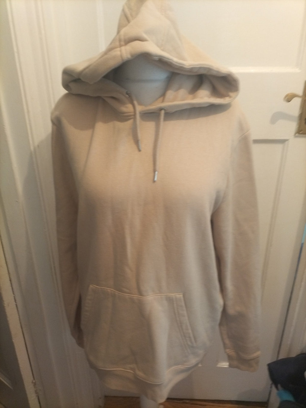 Primark XL Beige Long Sleeve Pullover Hoodie