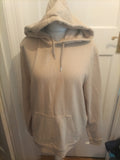 Primark XL Beige Long Sleeve Pullover Hoodie