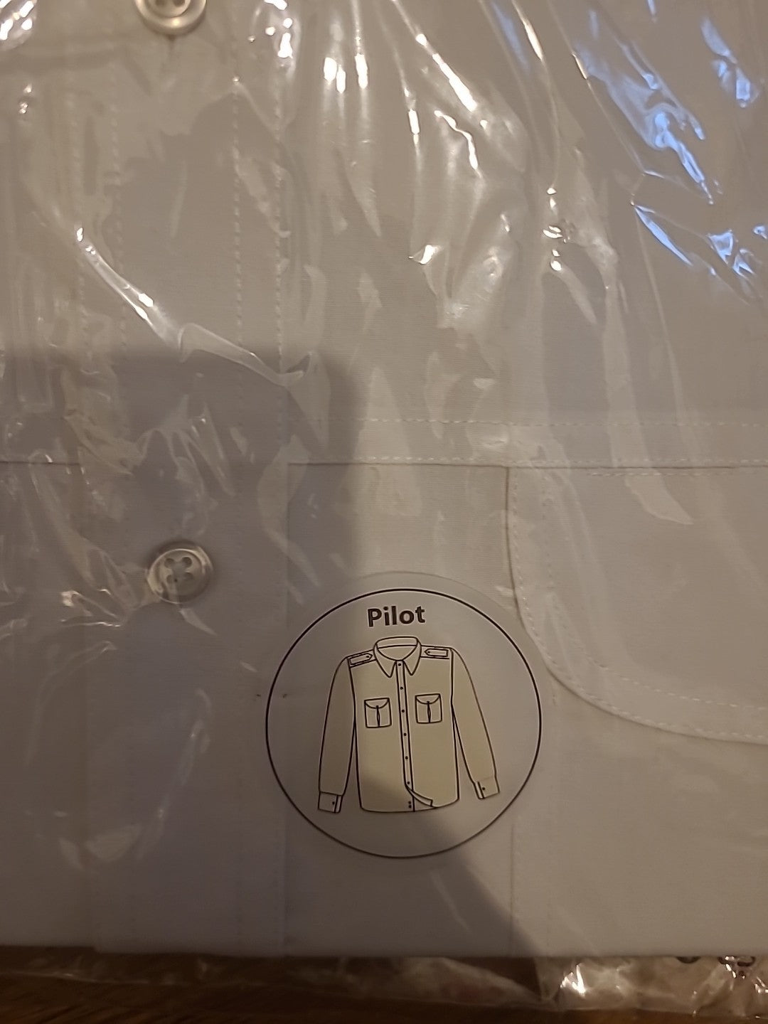 Brand New Mens Canda Size 41 White Long Sleeved Shirt