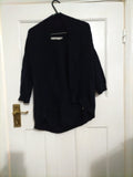 Ladies Isle M navy Blouse
