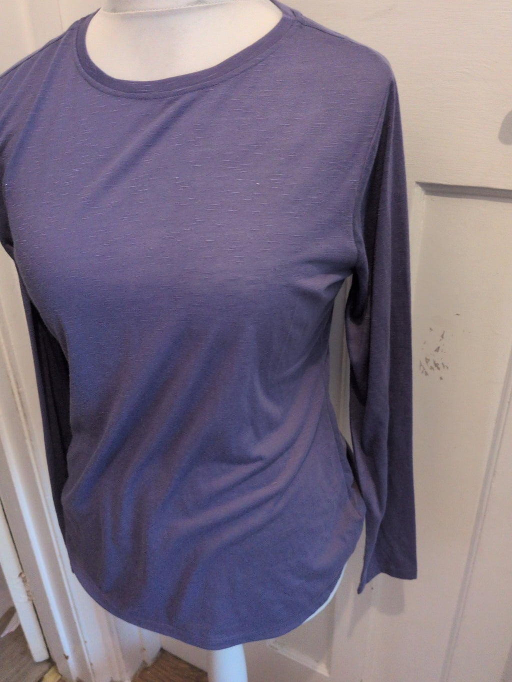 Ladies Next Sp Size 16 Purple Long Sleeve Round Neck T-shirt