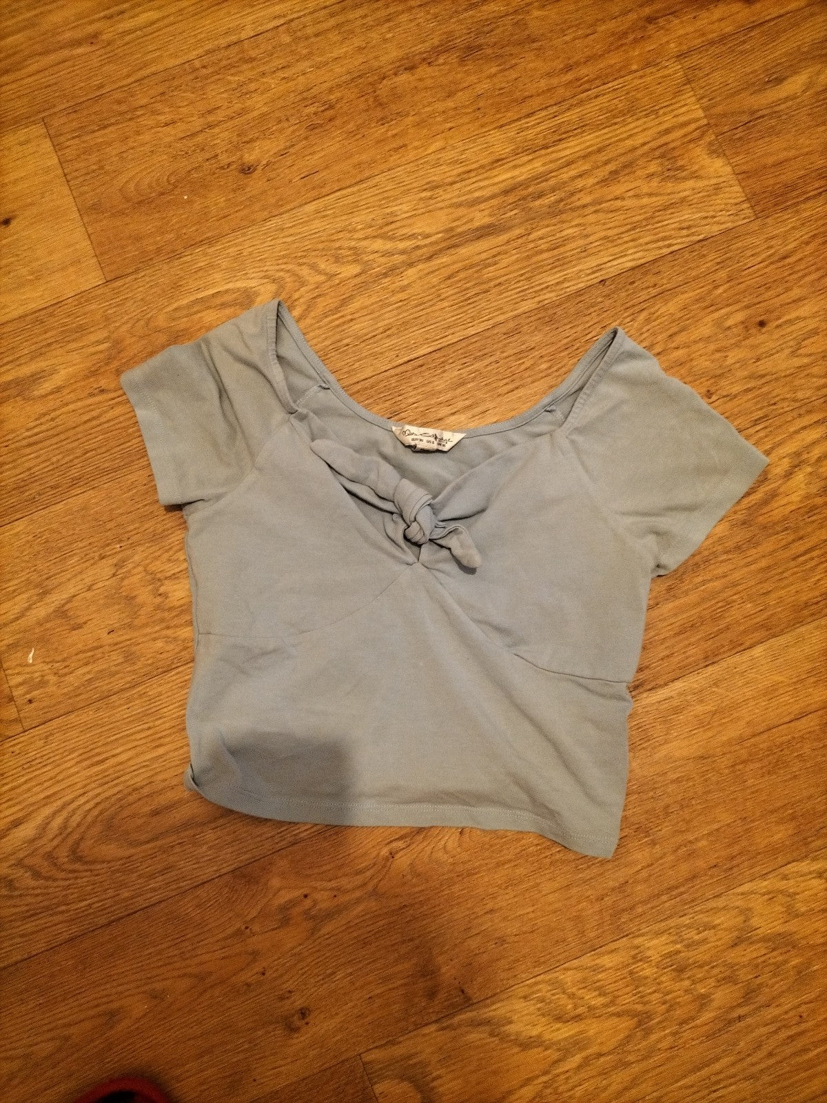 Ladies Miss Selfridge Size 10 Blue Cap Sleeved Top