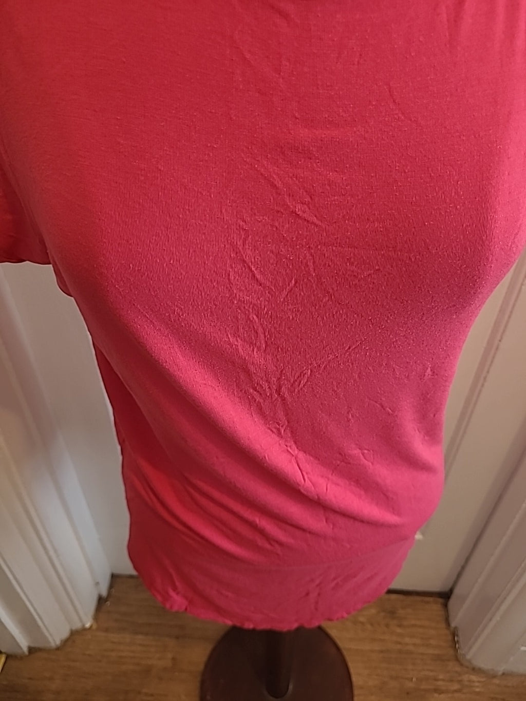 Ladies Tu Size 8 Pink Relaxed Longline Fit Tshirt